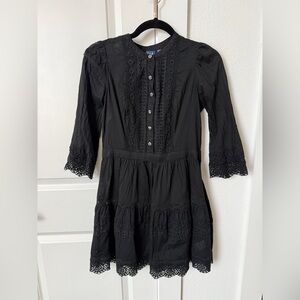 GAP Black Lace Mini Dress